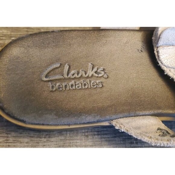 Clarks Floral Thong Flip-Flop Sandals Womens Size 7 - Picture 9 of 11